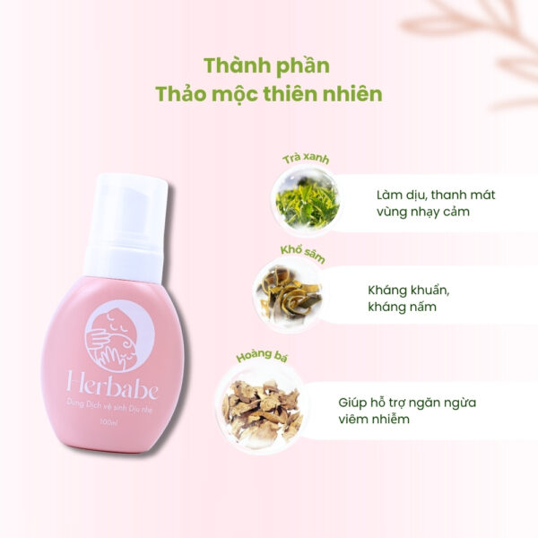 Dung Dich Ve Sinh Cho Be Herbabe 1