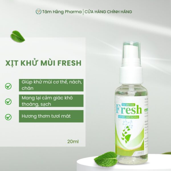 xịt khử mùi Fresh